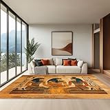 Facile à entretenir : Ce tapis lavable au design moderne est lavable en machine et facile à entretenir. Il ne doit pas être blanchi et reste beau et doux même après de nombreux lavages. Ce tapis à poils courts convient parfaitement à toute famille occupée.
