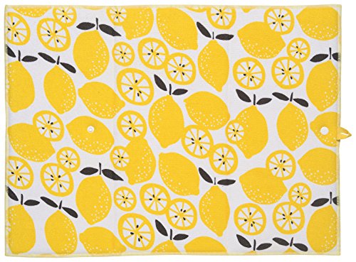 Now Designs Microfiber Drying Mat, Lemon Pop