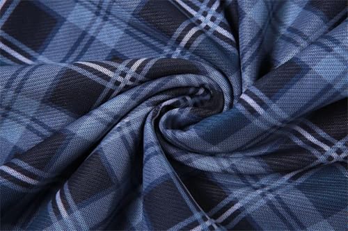 Women's Plaid Print Hip Skirt, Slim Pencil Preppy Style Slit Midi Skirt2