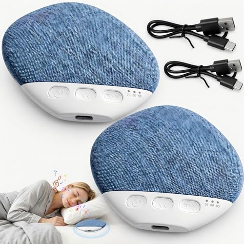 Haut parleur bluetooth sous oreiller pour dormir, enceinte oreiller bluetooth ultra fine avec bruit blanc, minuterie 30/60/90 min, mini enceinte de sommeil portable pour lit, hôtel et voyage