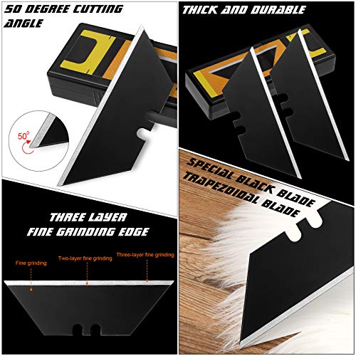 image for Minatee Utility Knife Blades SK2 High-Carbon Steel Nice Tempered Fixed