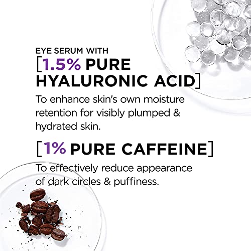 L’Oréal Paris K3337100 L'Oreal Paris Revitalift Derm Intensives Hyaluronic Acid + Caffeine Hydrating Eye Serum thumb #3