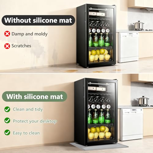 Tapete de silicona resistente al calor AKEfit gris miniatura 4