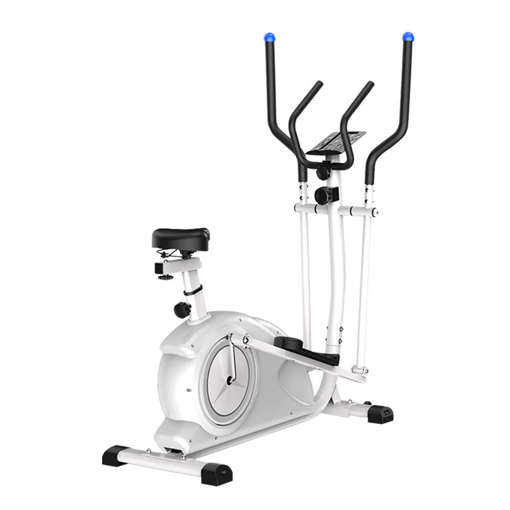 Elliptical Machine Home Fitness Small Space Walker with 8 Levels of Resistance Adjustable Handle and Seat Cardio Fitness Workout Machine