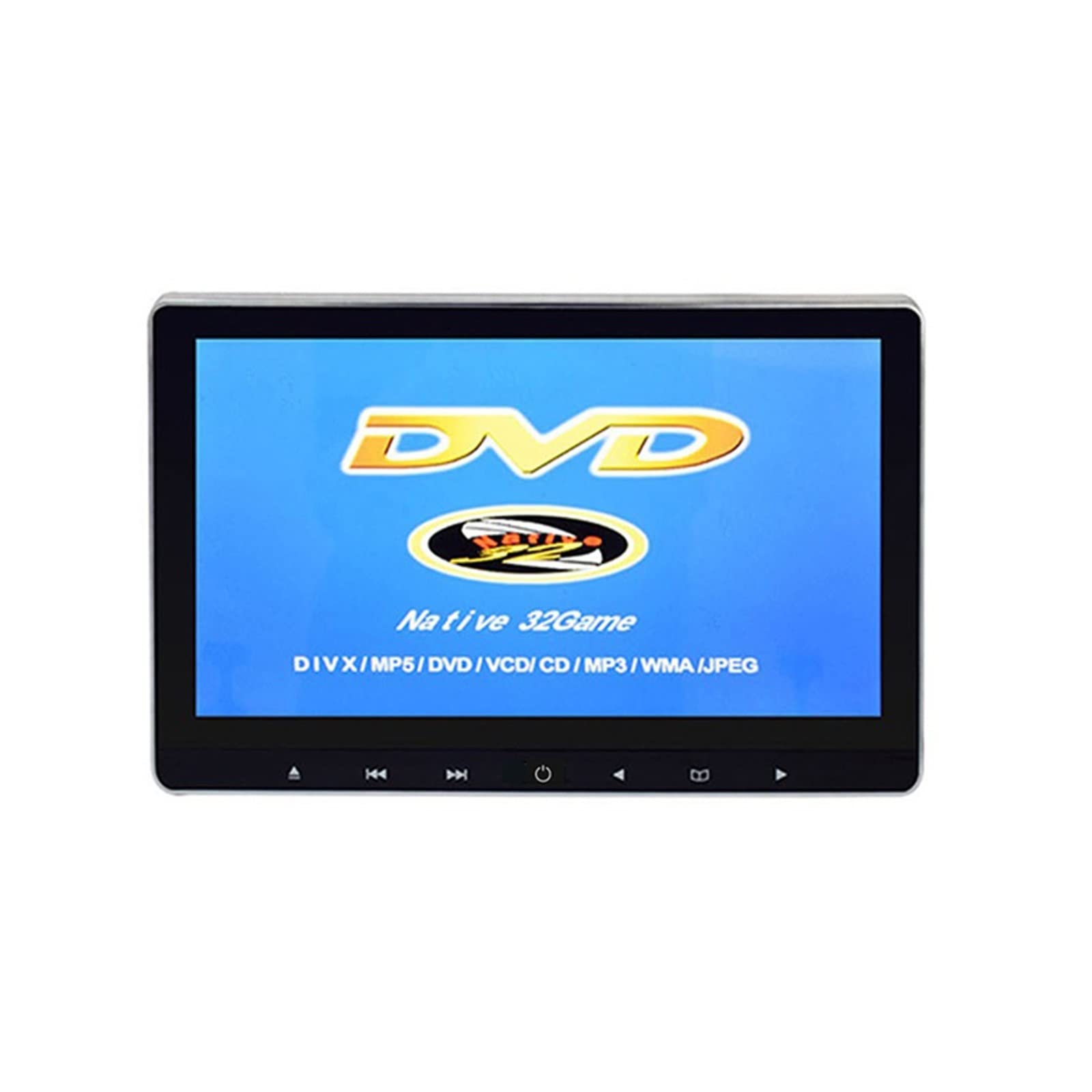 TV per Auto, Lettore DVD Poggiatesta for auto Monitor Schermo HD 11.6 pollici MP5 Automobile Sedile posteriore Displayr 1080P Video Tablet Altoparlante multimediale