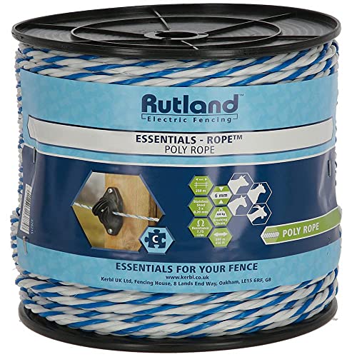 Rutland Essentials Poly Rope (200m) White/Blue