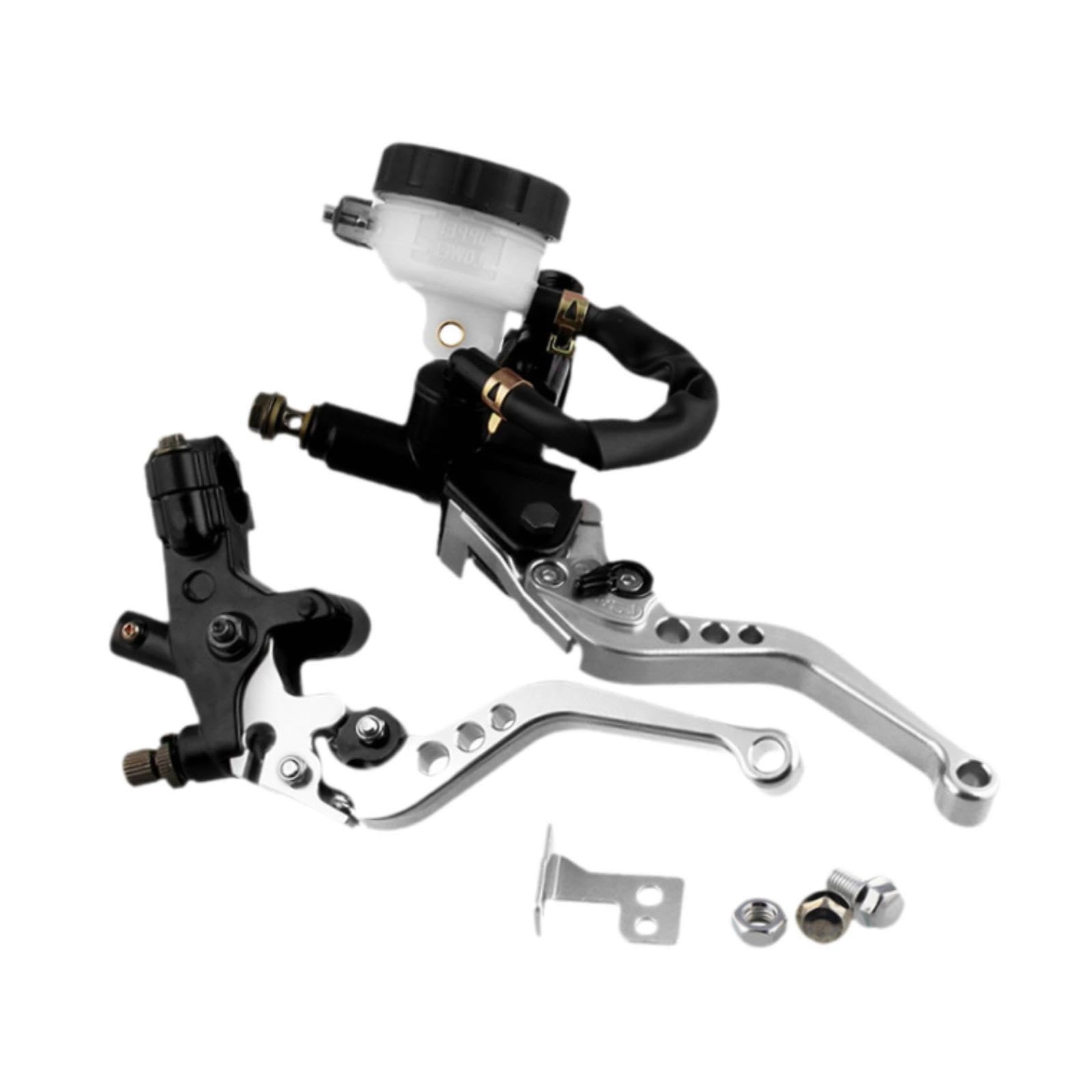 Motorcycles CNC 7/8 inch 22mm Hydraulic Brake Clutch Brake Clutch Levers Set Silver-image-8