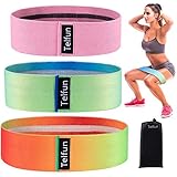 Resistance Bands for Legs and Butt, Loop Exercise Bands, Booty Workout Bands, Non-Slip Fitness Bands...