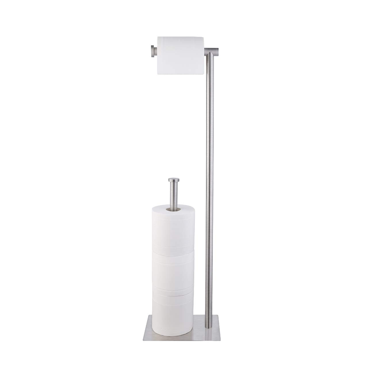 KES Freestanding Toilet Paper Holder Stand with Reserve Toilet Paper