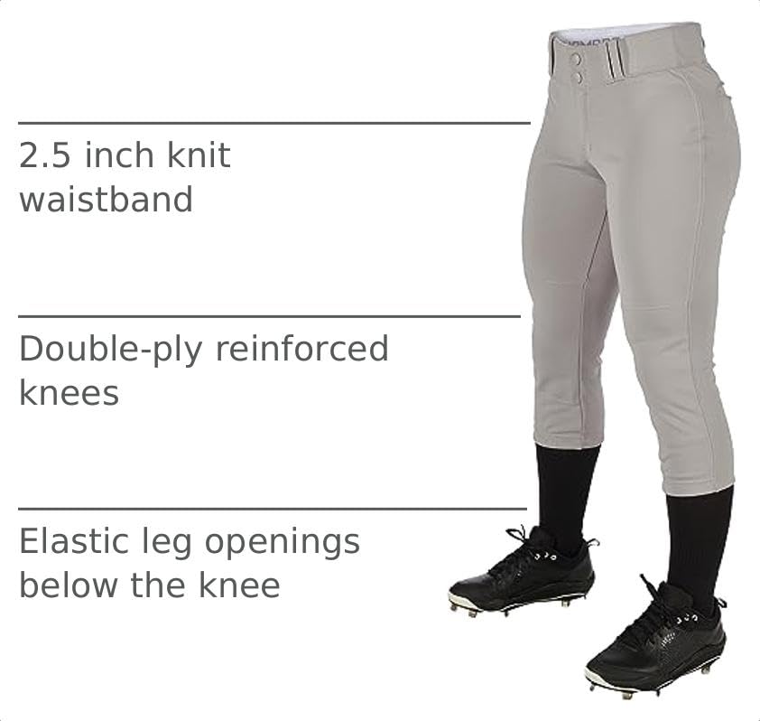 Image of Champro Women's Tournament Traditional Low-Rise Softball Pants