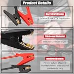 Jumper Cables with Adapter for Milwaukee M-18 18V Battery Jump Car Starter,12V Portable Jump Car Starter,with 11AWG kit Cable for Automotive Booster Cable Adapter(Battery not Included)