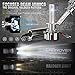 CAR ROVER H1 LED Headlight Bulbs, 300% Brighter 10000 Lumens 6000K Conversion Kit (Pack of 2)