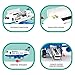 FUN LITTLE TOYS Airplane Toys with 6 Police Die-cast Toy Cars and Accessories, Police Airplane Play Vehicle Set for Kids Gifts, Toys for 3,4,5 Year Old Boys