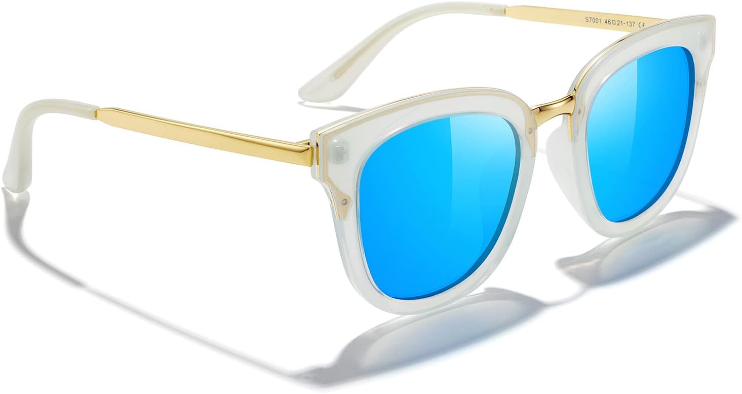 MERRY'S Girls Cat Eye Sunglasses for kids Children Polarized Sunglasses S7001