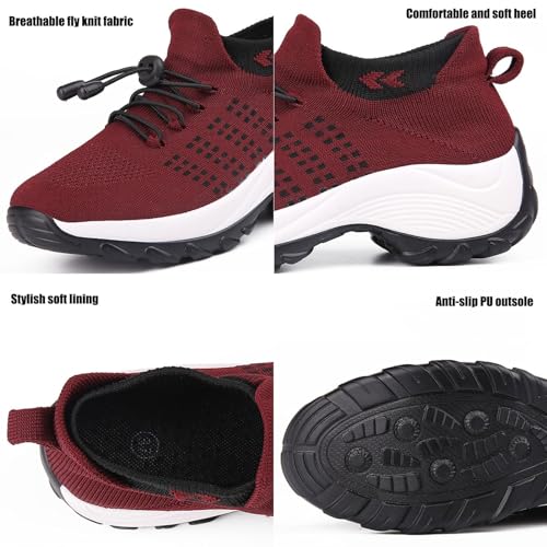 Generic Lightweight Mesh Hiking Shoes,Breathable Orthopedic Sneakers,Non-Slip Trail Running Shoes,for Weightlifting Walking Rock Climbing Wrestling Boxing Travel3