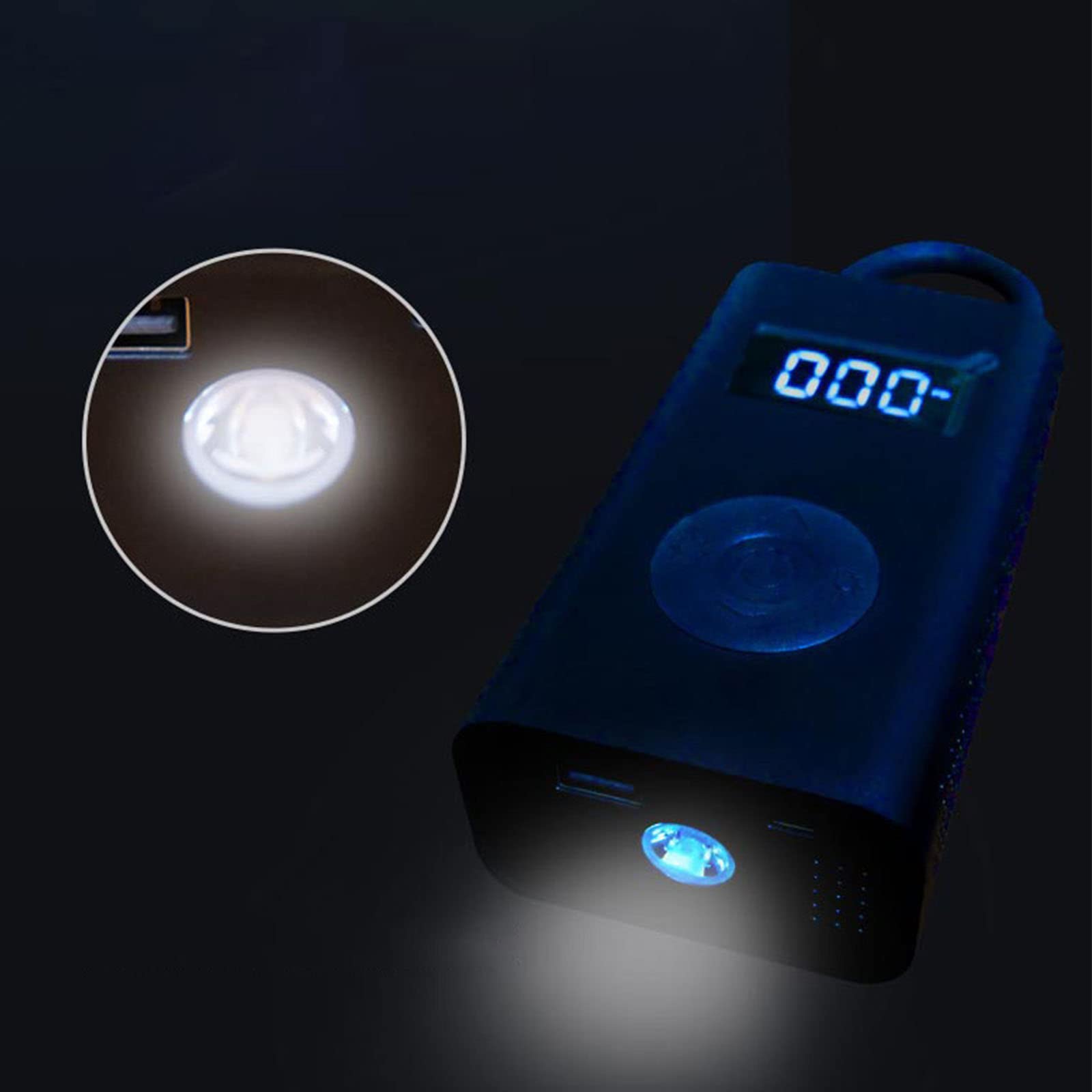 Gonfiatore per pneumatici per auto LED digitale elettrico bici da calcio pneumatici pompa ad aria piccola portatile