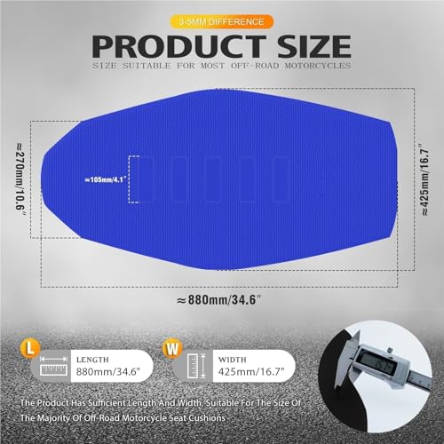 Coussin de siège universel pour affronter la boue en SXF et CRF - 4