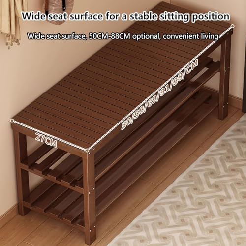 Banc de rangement à chaussures peu encombrant pour optimiser les couloirs