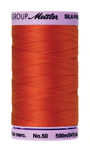 Hilo de Algodón Mettler Silk-Finish 547 yd Paprika miniatura 1