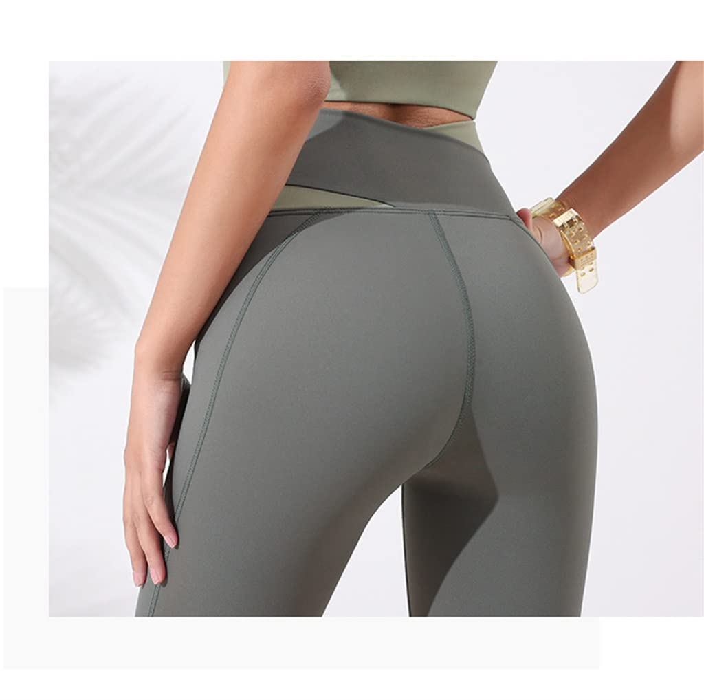 Krótkie legginsy Kolarstwo Damskie spodenki sportowe Odzież sportowa Skinny Joga Push-Up Bezszwowa wysoka talia (kolor: A, rozmiar: Mcode) YangRy