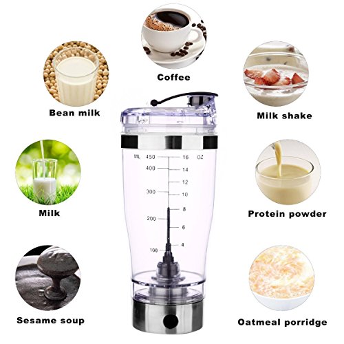 Shaker protéines à vortex électrique ELECTRO-WEIDEWORLD pour jus et café - 8