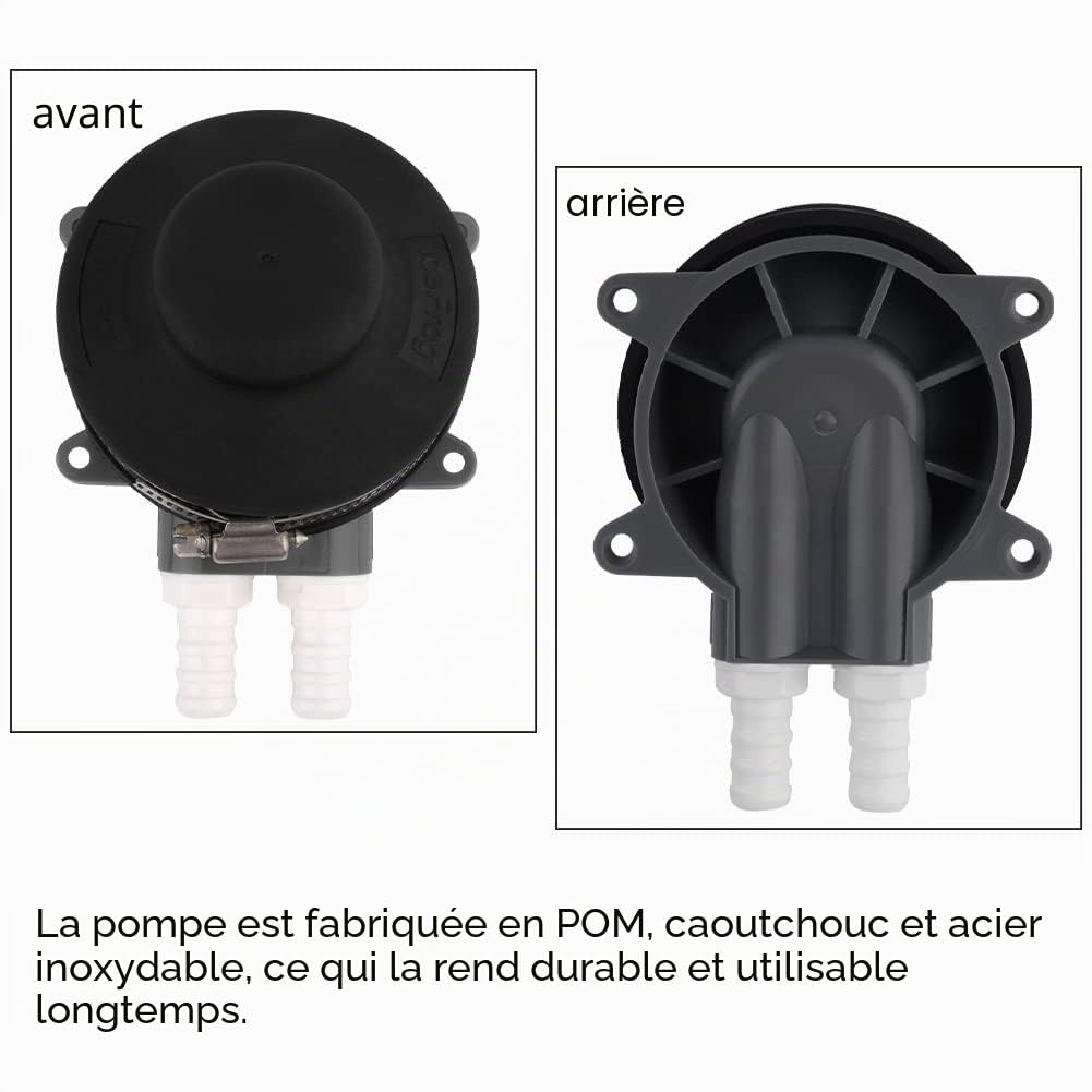 Pompe à pied, pompe à eau marine, lavabo, camping-car, yacht, toilettes, pompe à pied