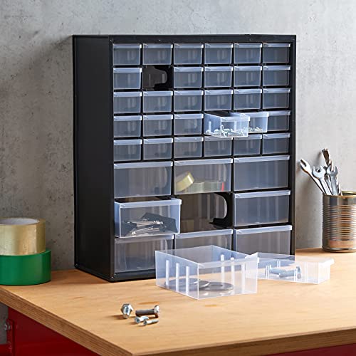 Stanley Aufbewahrungsbox (mit 39 Schubfächern, Maße 36.5 x 43.5 x 15.5 cm, geeignet für Wandmontage) 1-93-981… – Bild 8