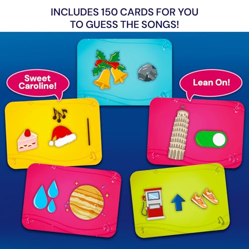 Image of Gouda Games Jam Slam Music Card Game - Fast-Paced Song Guessing Party Game for Family Game Night, Fun for Adults, Teens & Kids, Gift for Music & Board Game Lovers, 3-12 Players