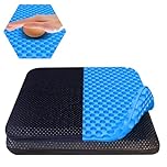 TOEVE Large Gel Seat Cushion For Long Sitting With Non-Slip Covers,Soft & Breathable For Chair,Gaming,Car,Office,Desk Chair and Wheelchair,Office Pads (40 x 35cm)