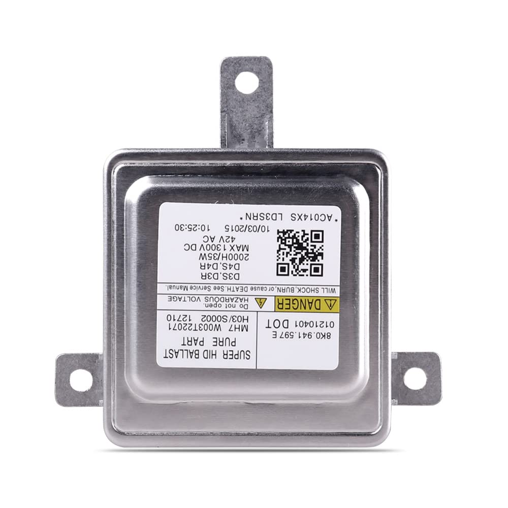 Xenon HID Ballast Headlight Control Unit Compatible with A1 A3 A4 A5 A6 A7 A8 Q3 Q5 SQ5 Q7 CC Eos Golf GTI Jetta Touareg Passat 8K0941597E