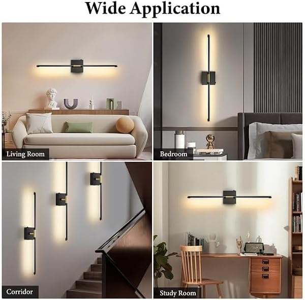 SAIMAND Battery Operated Wall Sconces Set of 2, Wireless Lights with Remote by SAIMAND - Used condition - Image 5