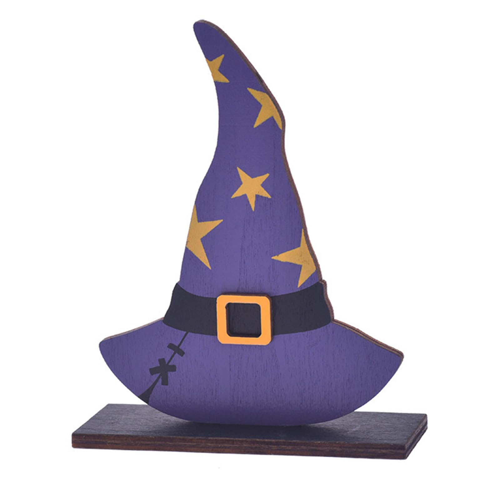 Tsophreniq Efficient Halloween Wood Craft Decors for Mantels Bookshelf Entryway Natural Holiday Atmospheres Creation User Friendly Halloween Decors