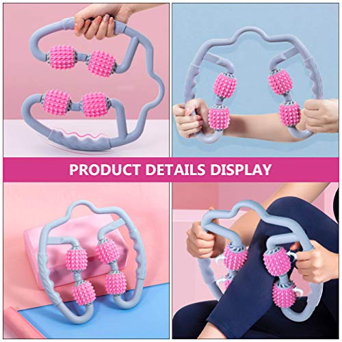 Healifty Rolo muscular, pernas com ponto de gatilho, rolo muscular portátil para pernas, braço, exer