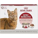 Royal Canin Feline Health Nutrition Adult instinctive Thin Slices in Gravy Canned Cat Food (12 Pack), 3 oz