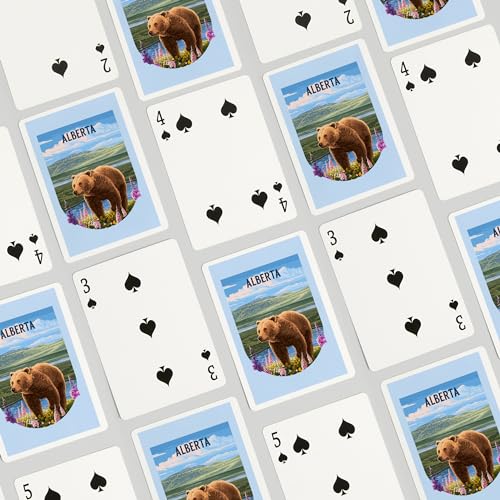 Lantern Press Alberta, 52 naipes poker para adultos miniatura 4