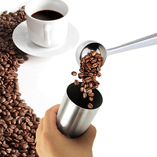 Manual Coffee Grinder, Coffee Grinders Burr Stainless Steel With Spoon #TOP4