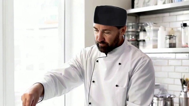 WORGEOUS Unisex Chef Hats With Breathable Mesh Top Adults Sushi Chef Hats Comfortable Kitchen Cooking Caps For Adults Women Men - View #6