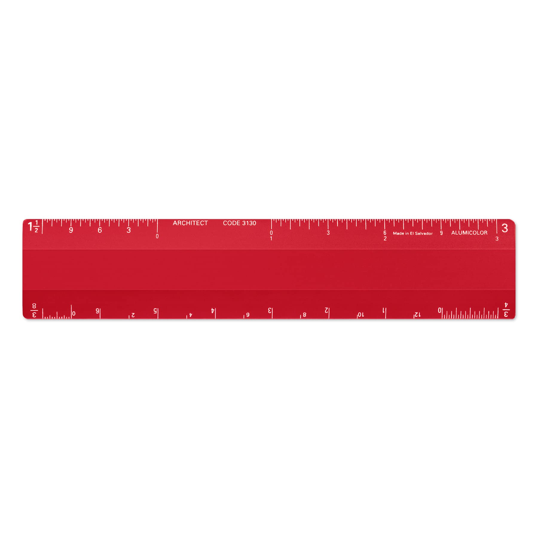 6 Inch Scale Ruler Back Snapklik.com : Alumicolor Architect 6 Inch Ruler Scale W/ 4 Bevel ...