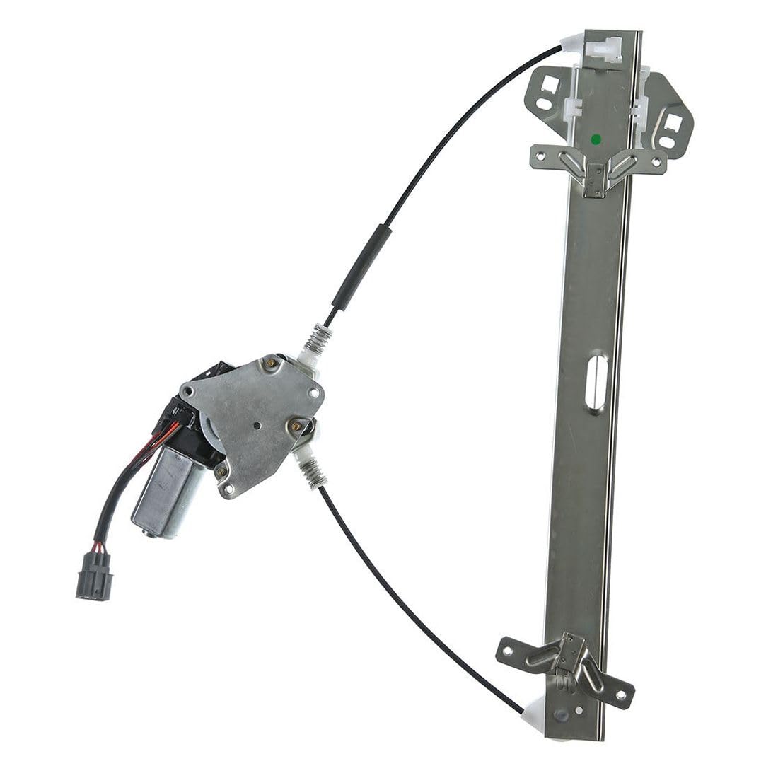 Power Window Regulator with Motor Front Left for Honda for Accord 3.0L 2006-2007 Metal and Plastic Bolt on-Attachment Type 2Pins-Connector Electric 72250SDAA02 741-306