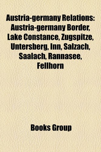 Buy Austria-Germany Relations Book Online at Low Prices in India ...