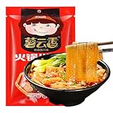 SXET 4 Packs Glass Noodles, Sweet Potato Glass Noodles, Oriental Wide Glass Noodles, Vegan, Fat-free 火锅宽粉 8.7oz per Pack (pack of 4)