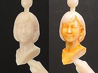 Vista 3 de Color de acento de línea de panel marrón naranja (botella de 1.4 fl oz)