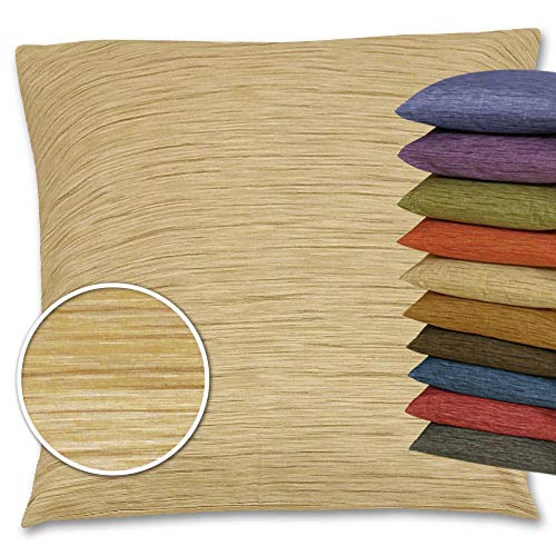 座布団カバー 藍染調 銘仙判 55×59cm 【業務用】 白茶