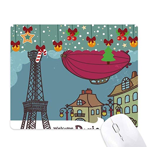 Alfombrilla de ratón París Airship France, tapete de escritorio con diseño de Torre Eiffel