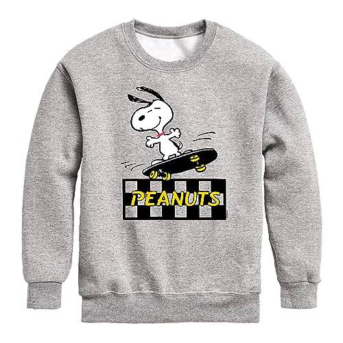 HYBRID APPAREL - Peanuts - Snoopy Skater - Toddler & Youth Crewneck Fleece Sweatshirt
