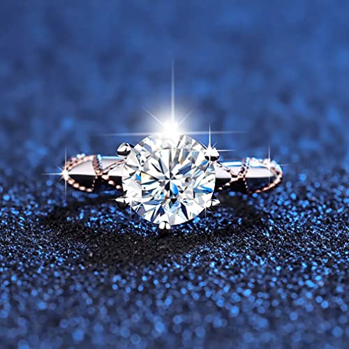 Bijoux de mariage bague moissanite pour femme cadeau idéal - 2