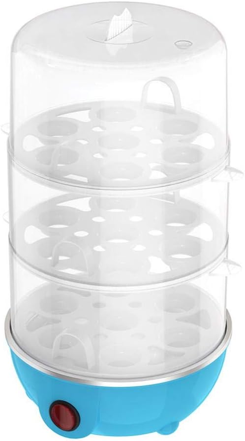 Electric Egg Cooker, Multifunctional Ttriple-Layer Electric Eggs Boiler Cooker Steamer Chinese Plug 220V, Egg Steamer, Egg Cooker
