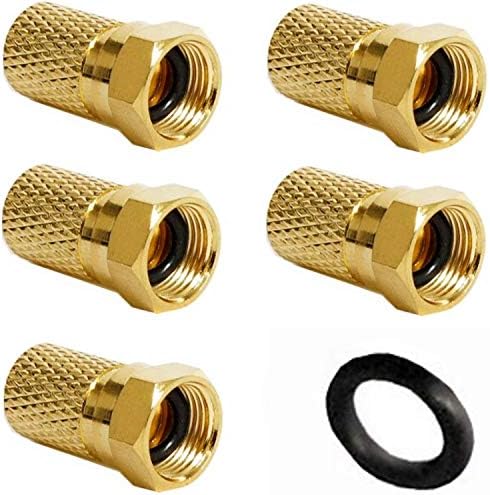 Connettore Giunto Di Raccordo Tipo F Per Cavo Coassiale Antenna TV - Foto 4