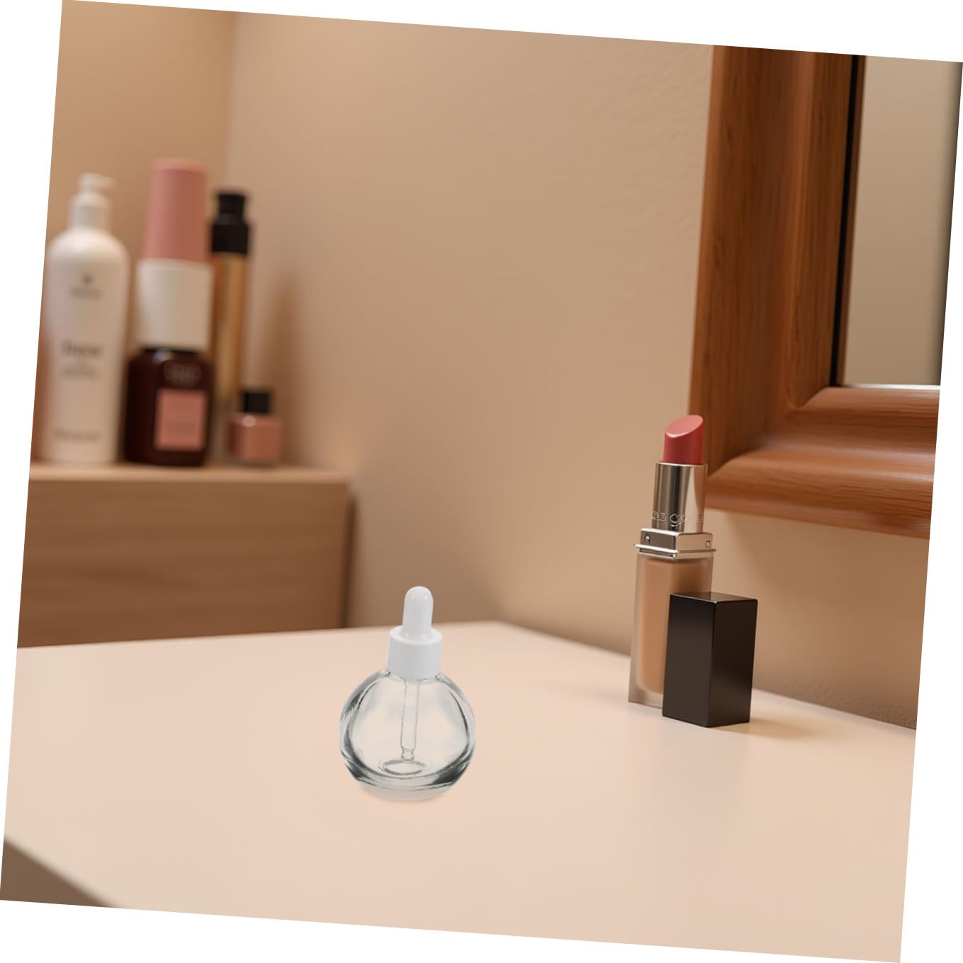 12 Szt. Sztuk Szklanych Butelek z Pipetą Do Olejków Eterycznych Kuliste Płaskie i Okrągłe Buteleczki Do Próbek Wielofunkcyjne Napełnialne Pojemniki Perfumy Serum i Aromaterapię