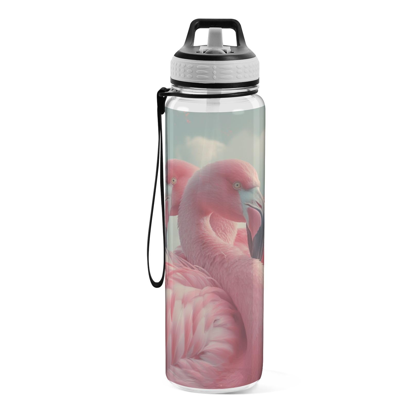 Amazon.com: Blueangle Pink Flamingos Sports Water Bottle 32oz with Straw  Lid - BPA Free Tritan Reusable Water Bottles for Gym, Hiking & Outdoor  Activities159 : Sports & Outdoors
